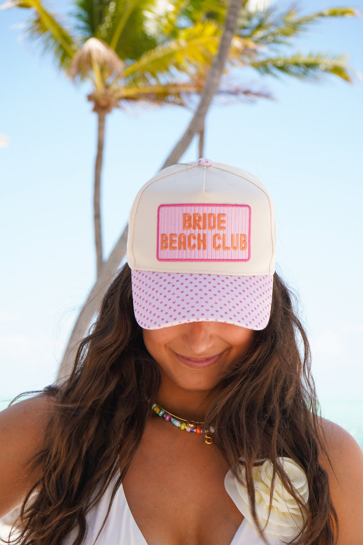 Bride Beach Club Hat