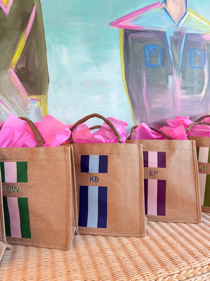 Custom Burlap Tote Bag