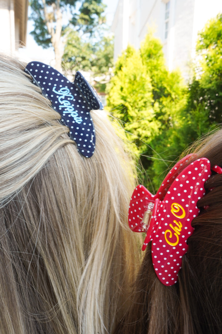 Sorority Greek Hair Clips