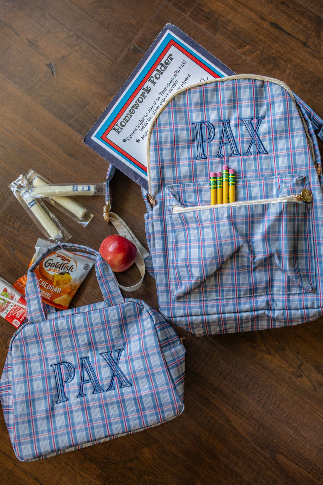 Preppy Plaid Backpack