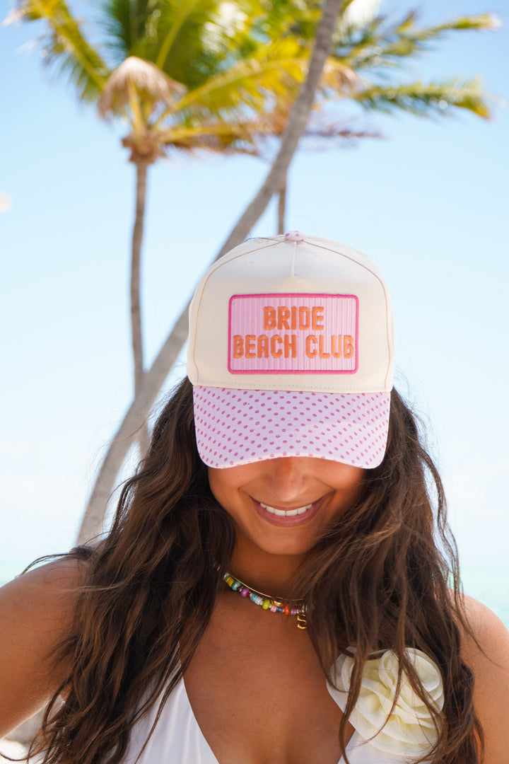 Bride Beach Club Hat