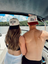 Lake it Easy - Navy Vintage Trucker Hat