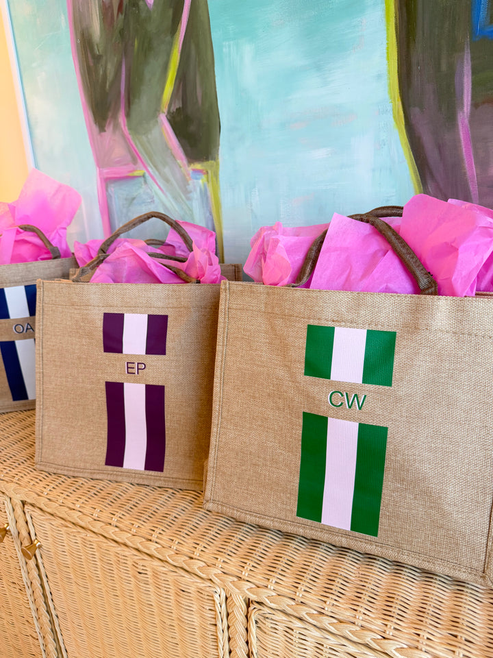 Custom Burlap Tote Bag