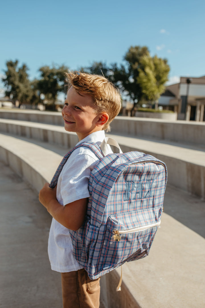 Preppy Plaid Backpack