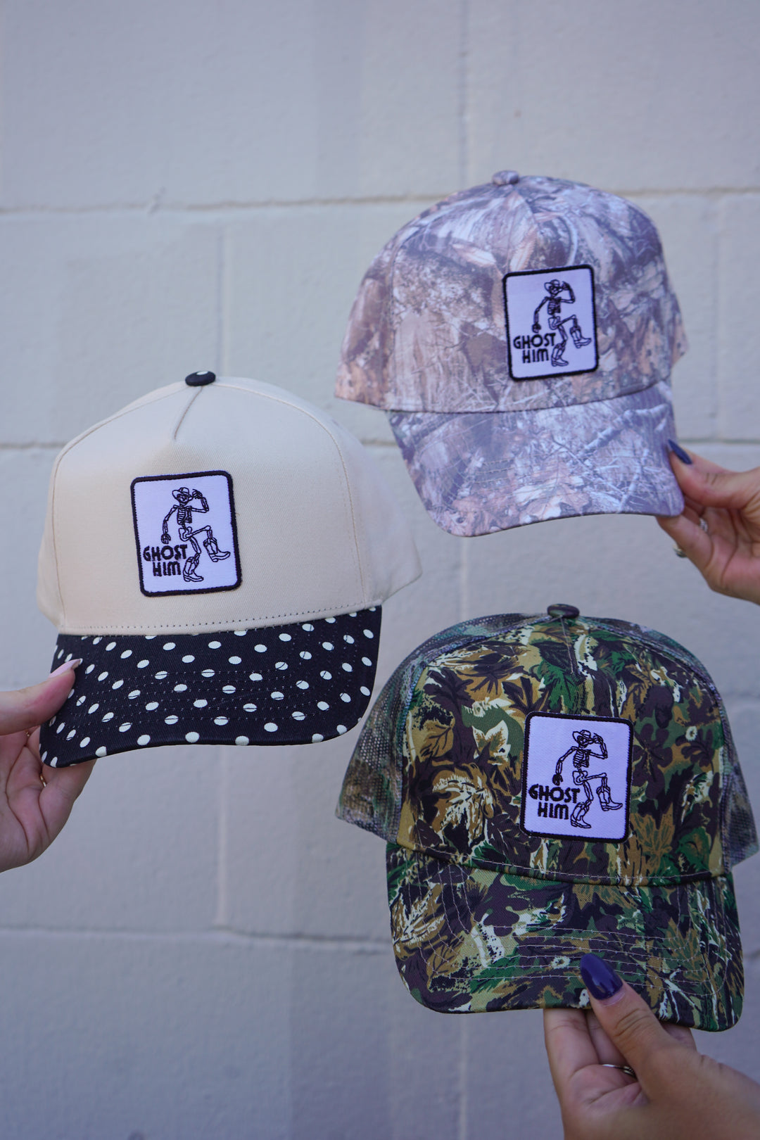 Ghost Him Trucker Hat