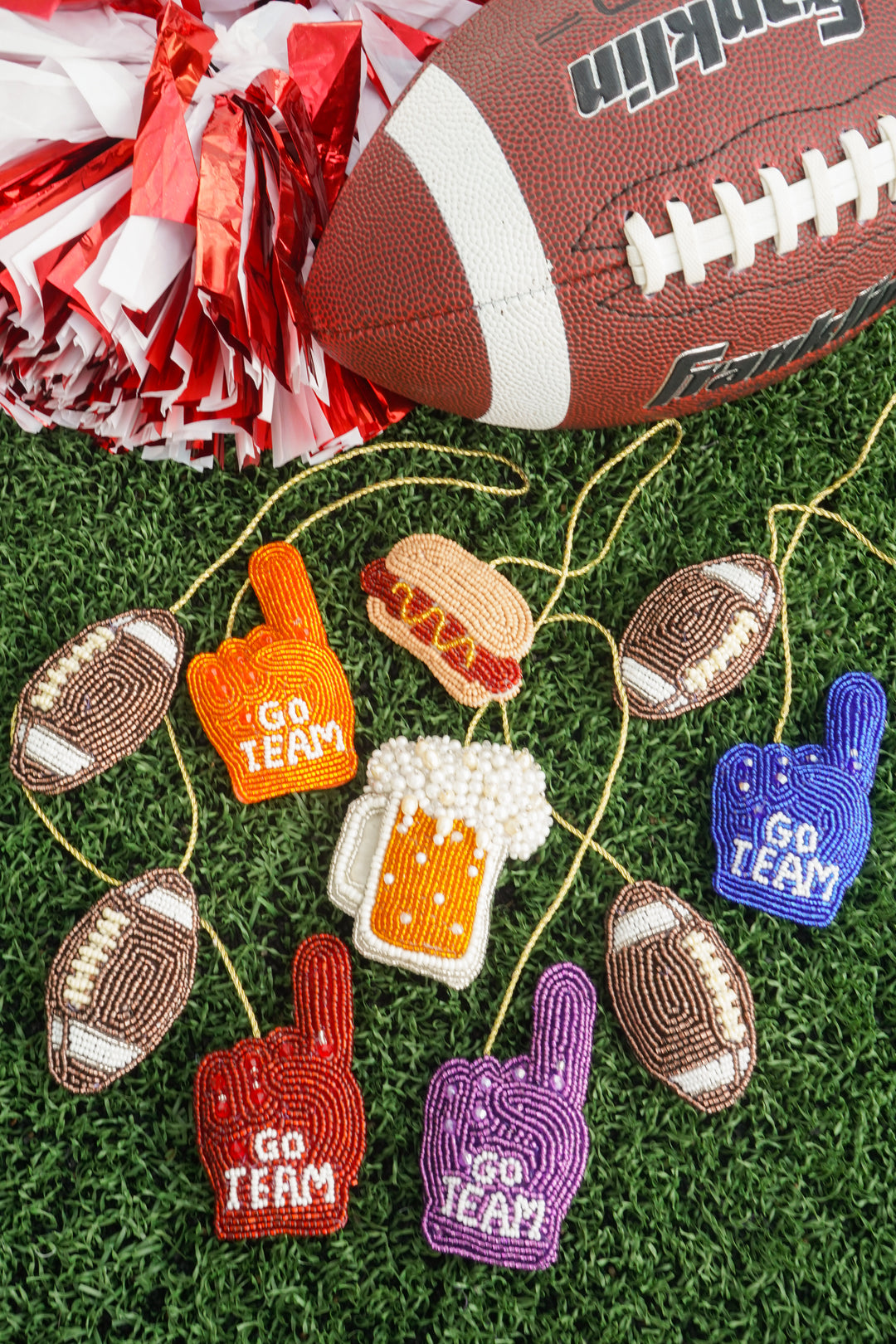 Gameday Beaded Bag Charms