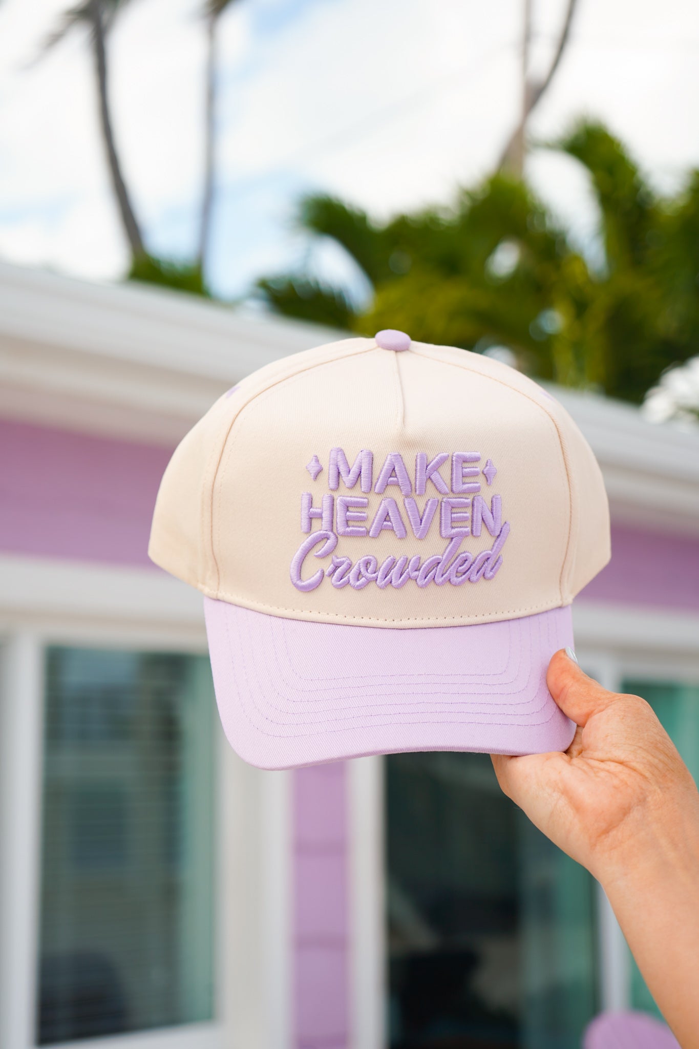 Make Heaven Crowded - Vintage Trucker Hat – KenzKustomz