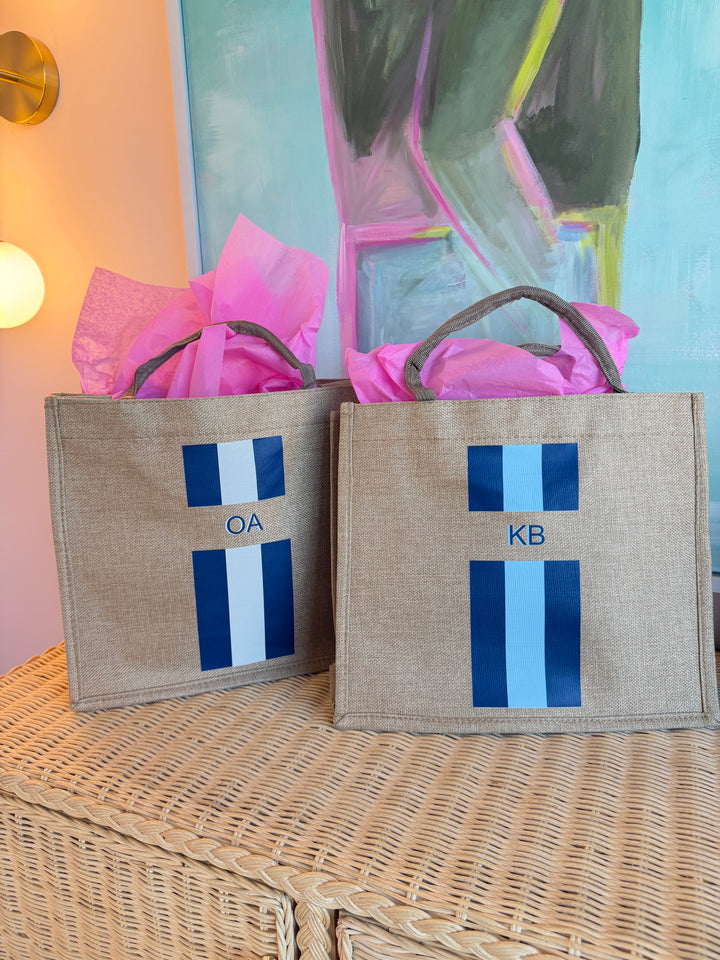 Custom Burlap Tote Bag