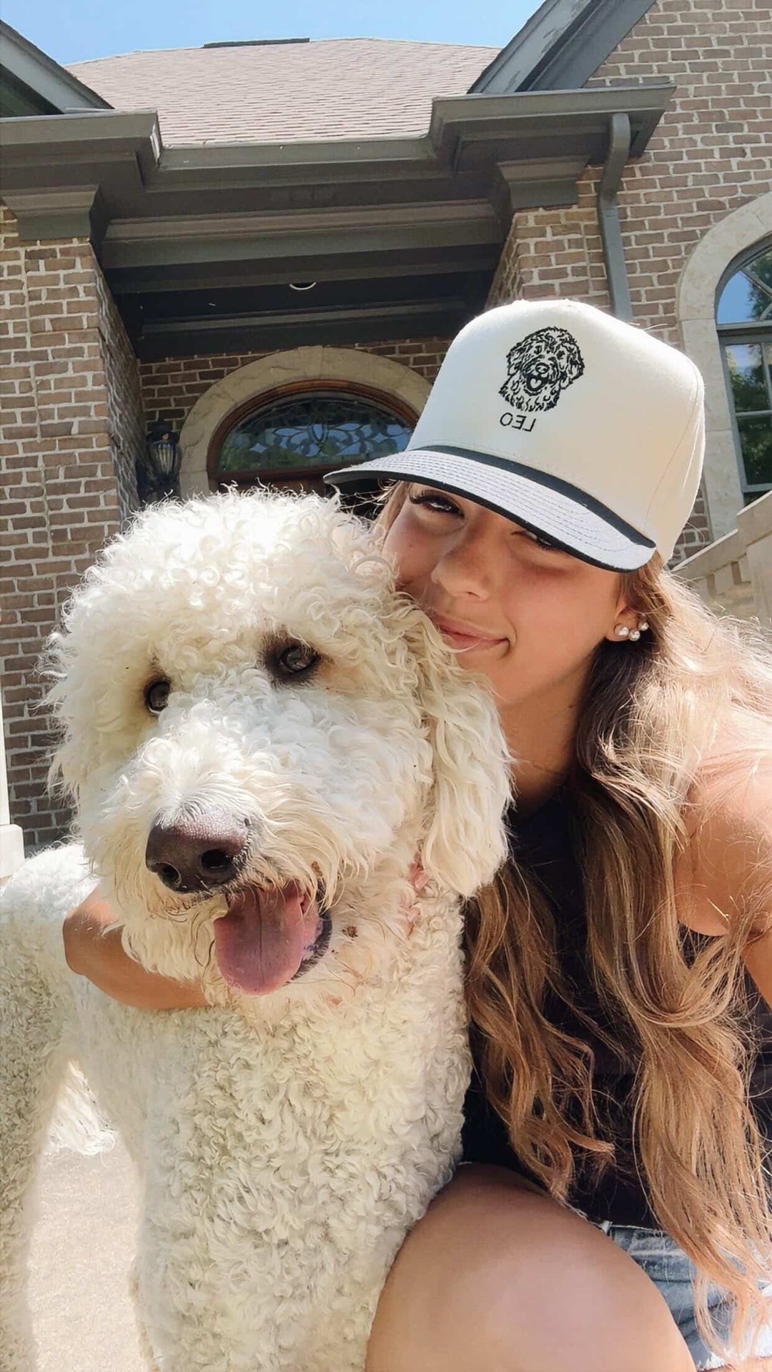 Custom Embroidered Dog Trucker Hat