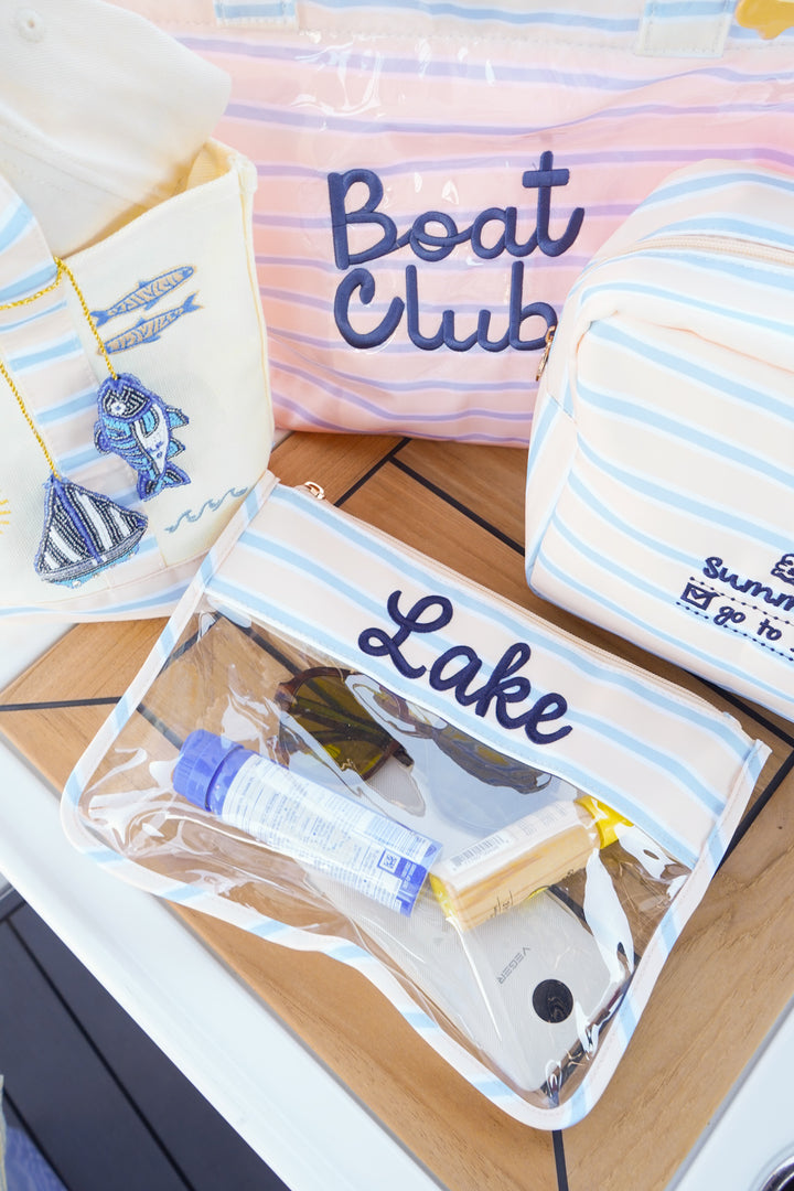 Lake - Butter &amp; Blue Clear Pouch