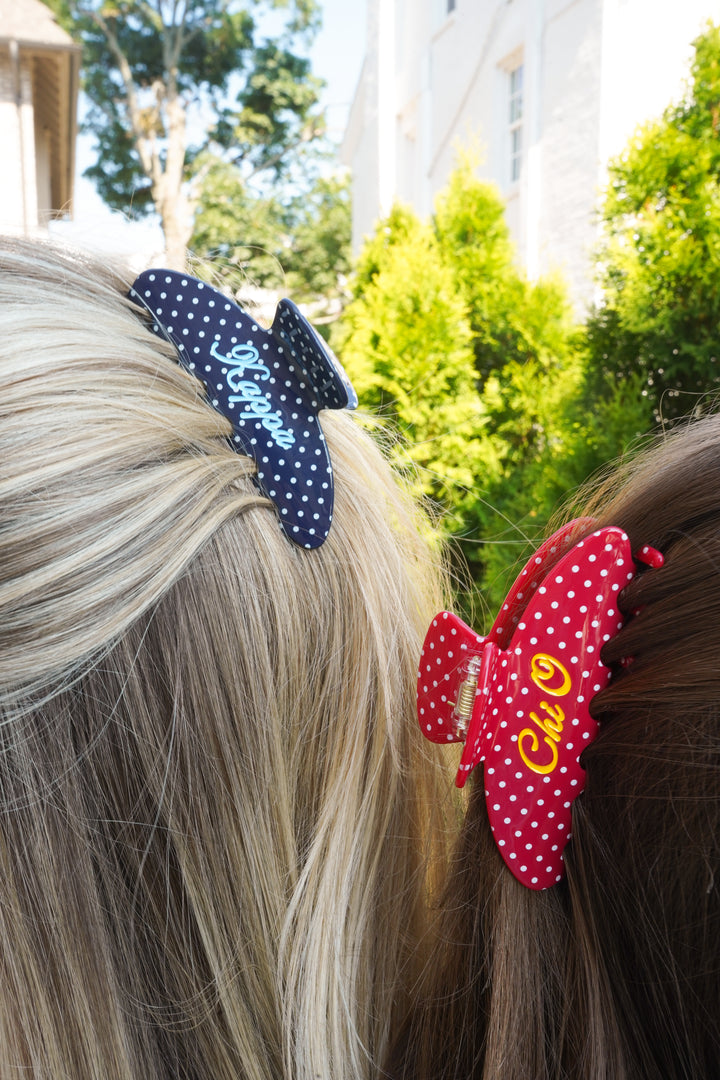 Sorority Greek Hair Clips