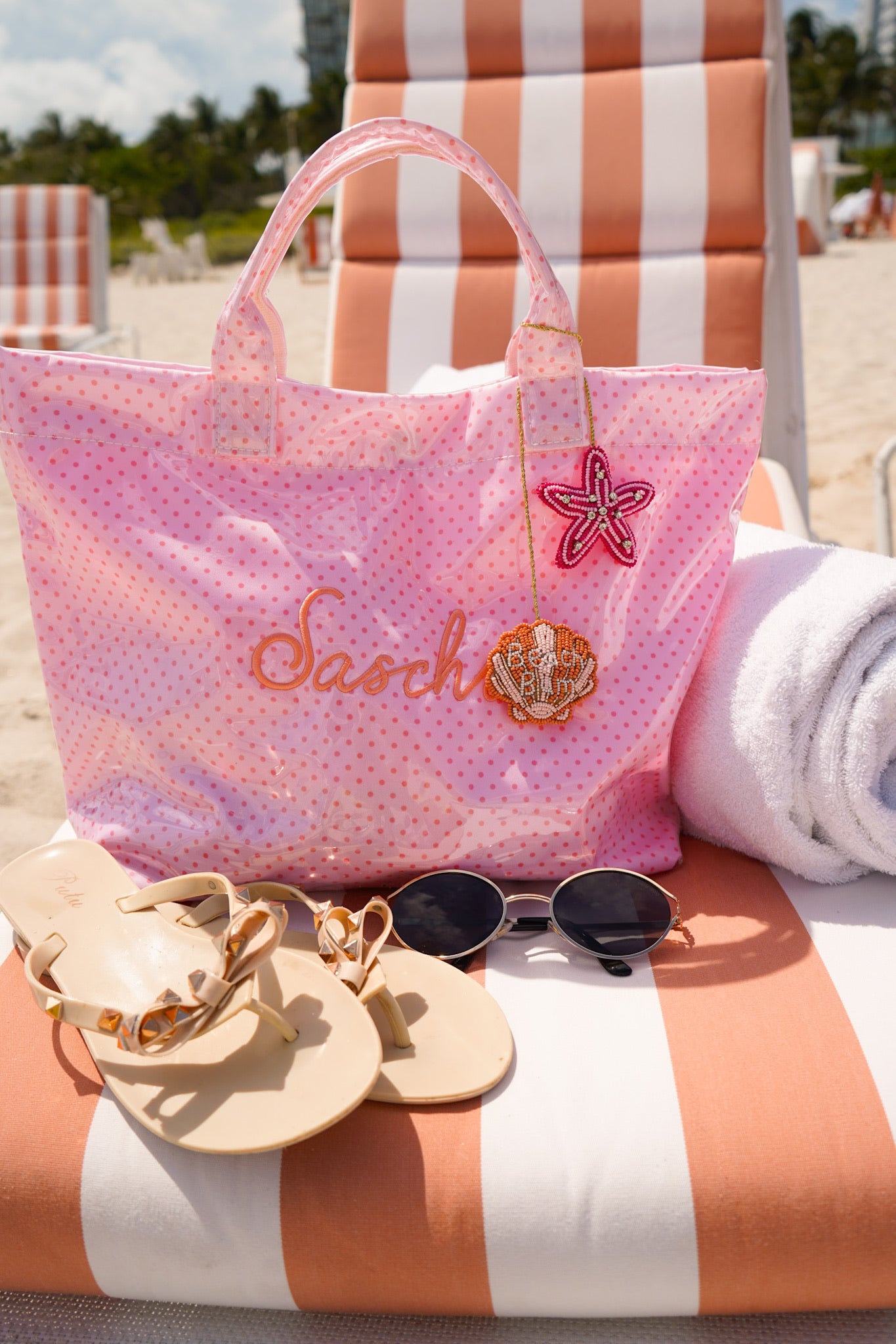 Cabana Clear Coat Tote | Customizable – KenzKustomz