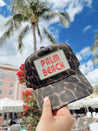 Palm Beach - Leopard Vintage Trucker Hat