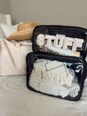 Stuff Clear Large - Black w Beige Rolled Patches