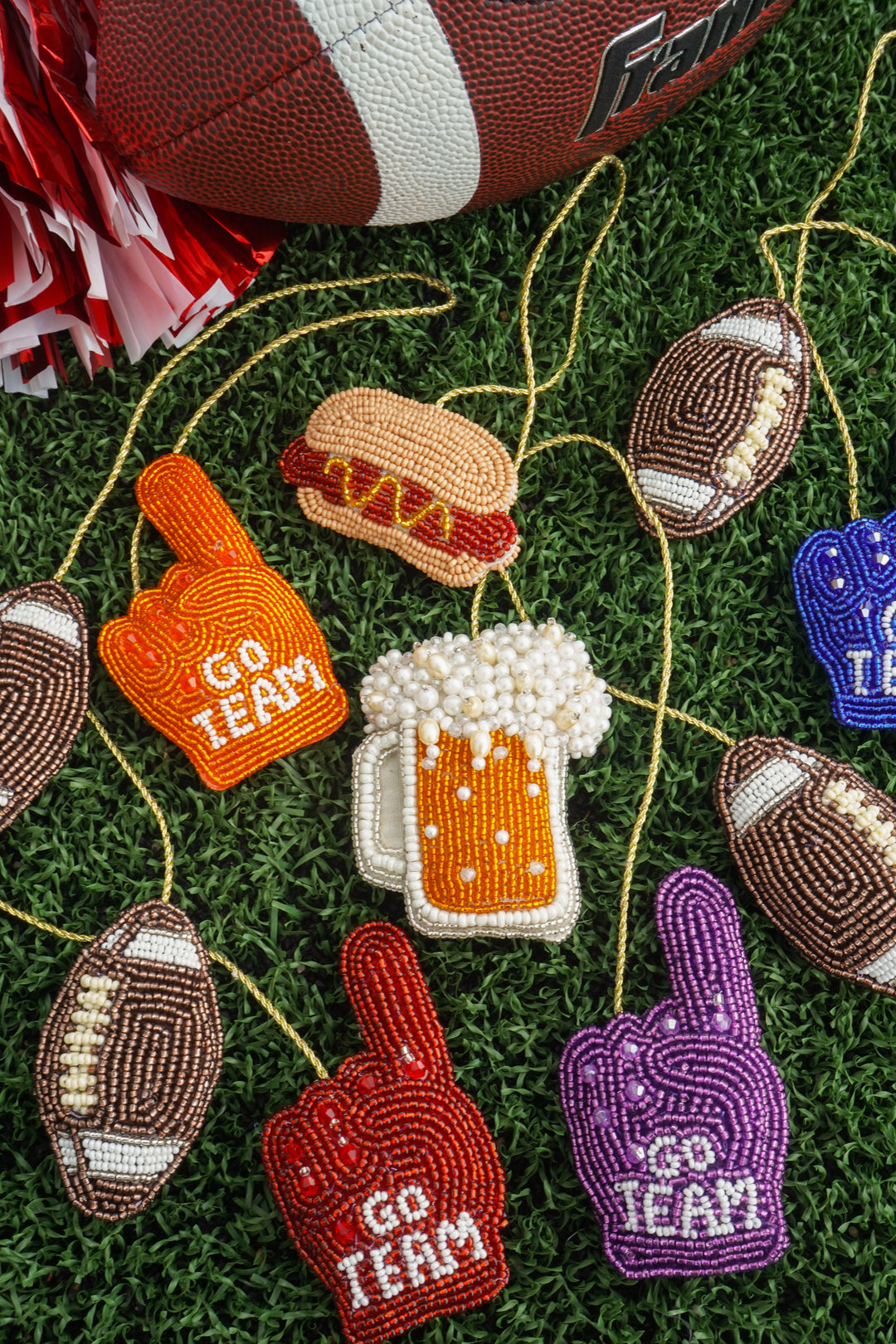 Gameday Beaded Bag Charms