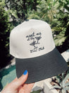 Meet Me at the Tini' Club - Black Vintage Trucker Hat