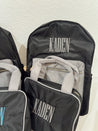 Black + Grey Colorblock Backpack