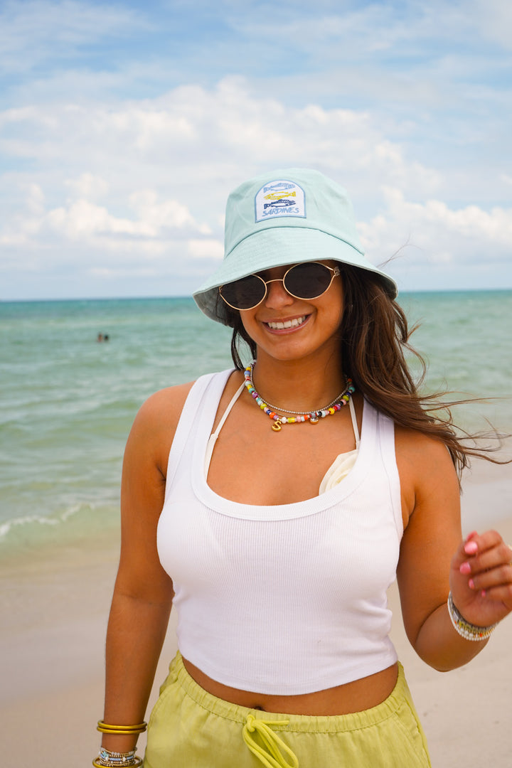 Sardines Hat - Pink &amp; Blue