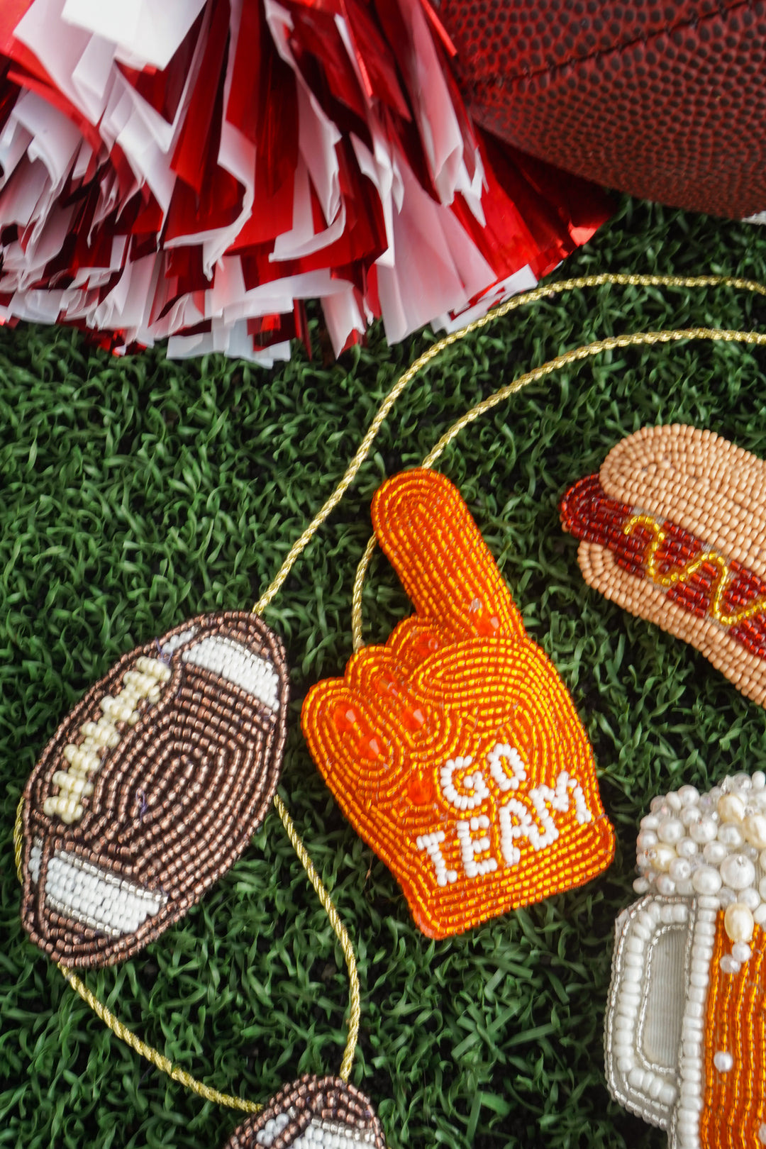 Gameday Beaded Bag Charms