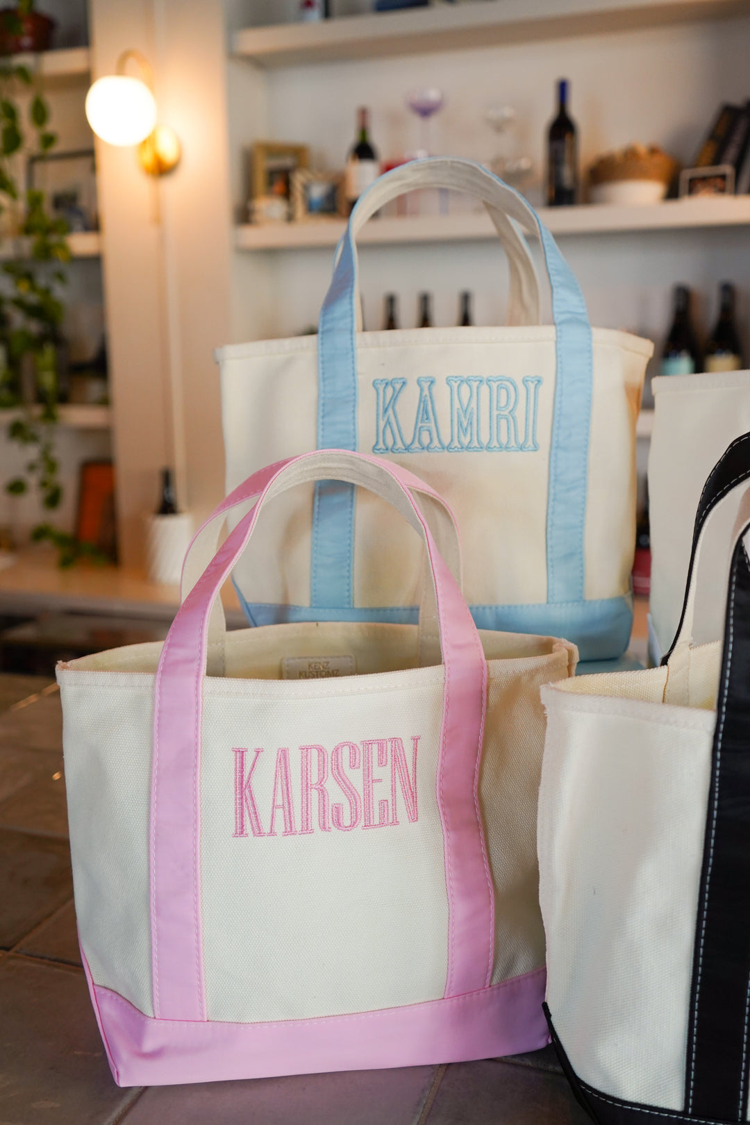 Mini Canvas Tote - Embroidered
