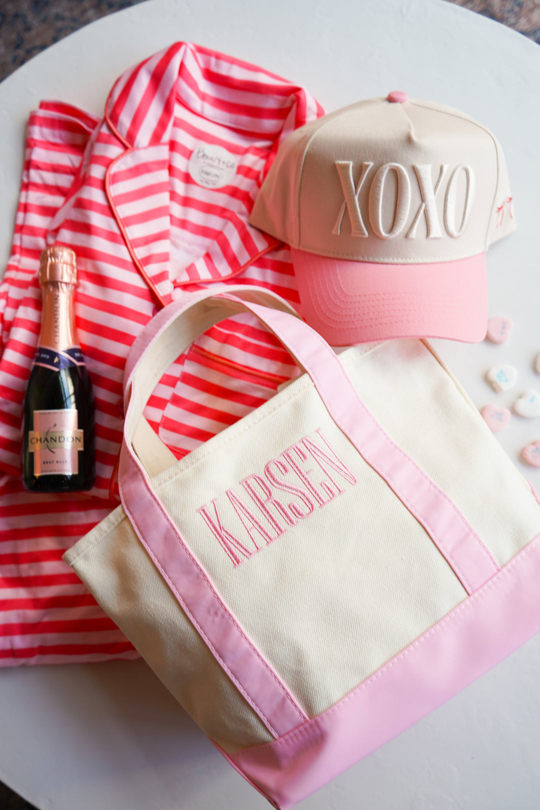 Mini Canvas Tote - Embroidered