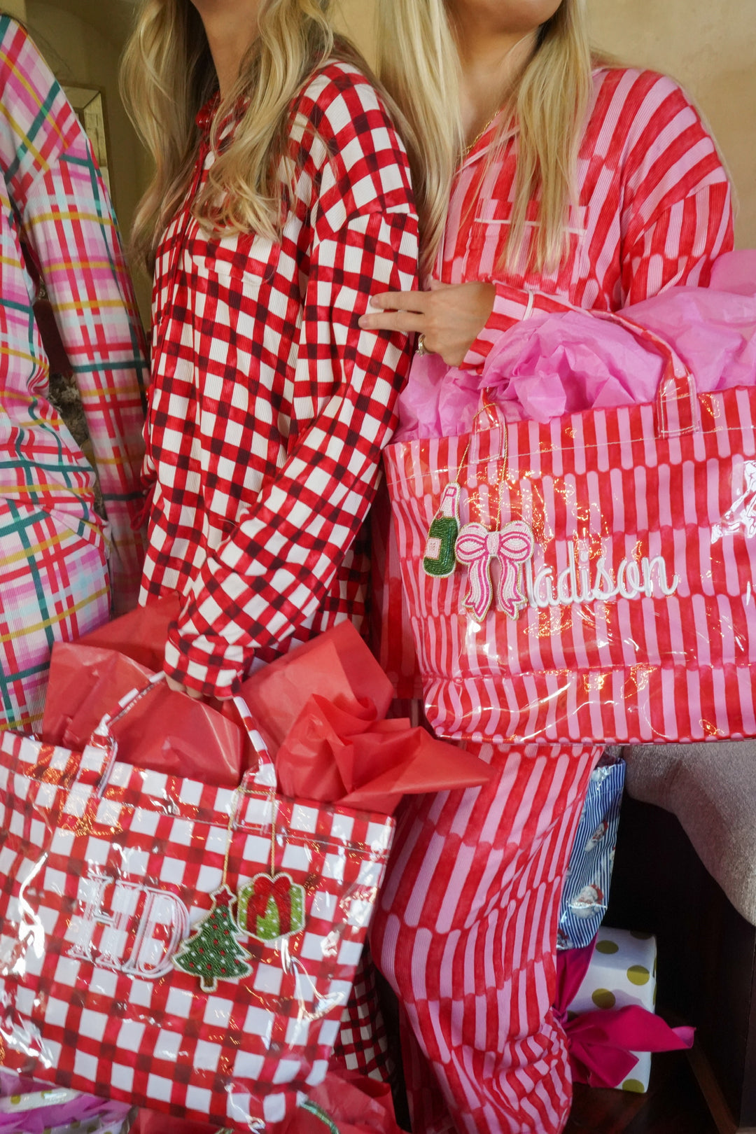 Candy Stripes - Ribbed Bamboo Long Sleeve + Pants Pajama Set