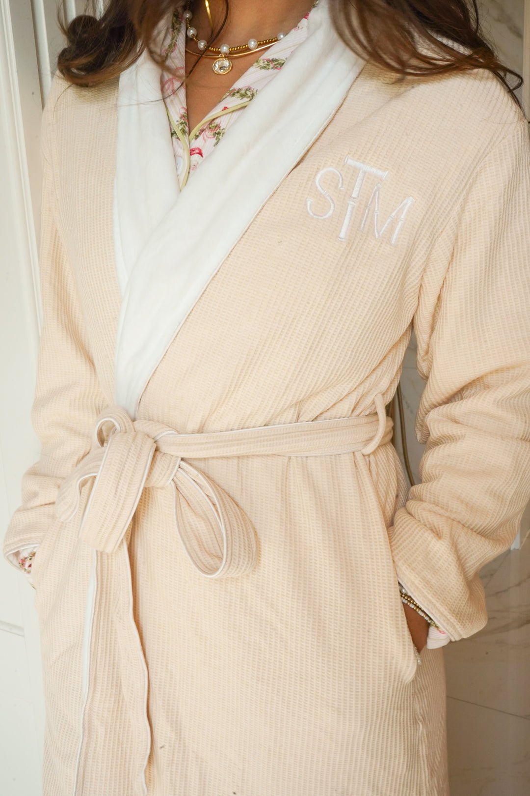 Plush Waffle Robe