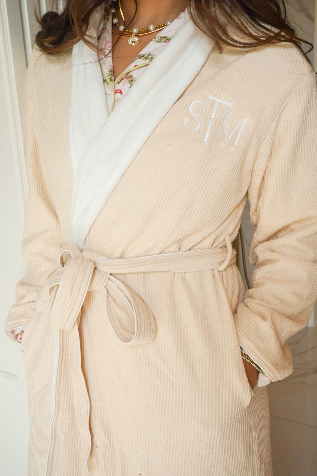 Plush Waffle Robe