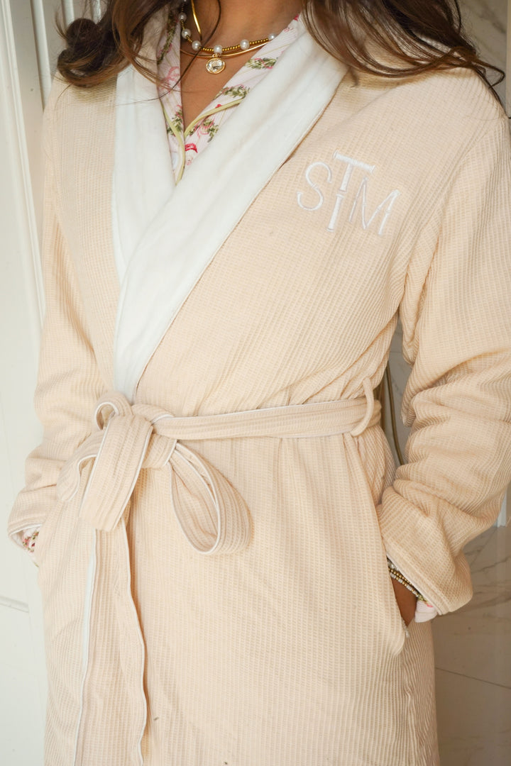 Plush Waffle Robe