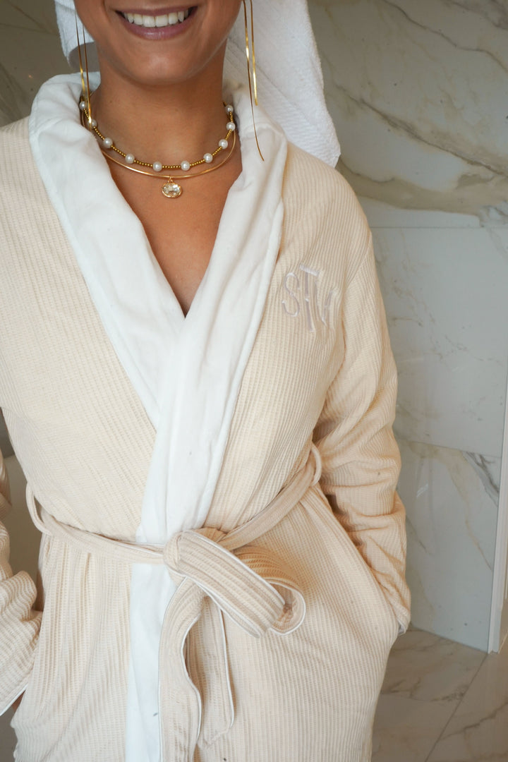 Plush Waffle Robe
