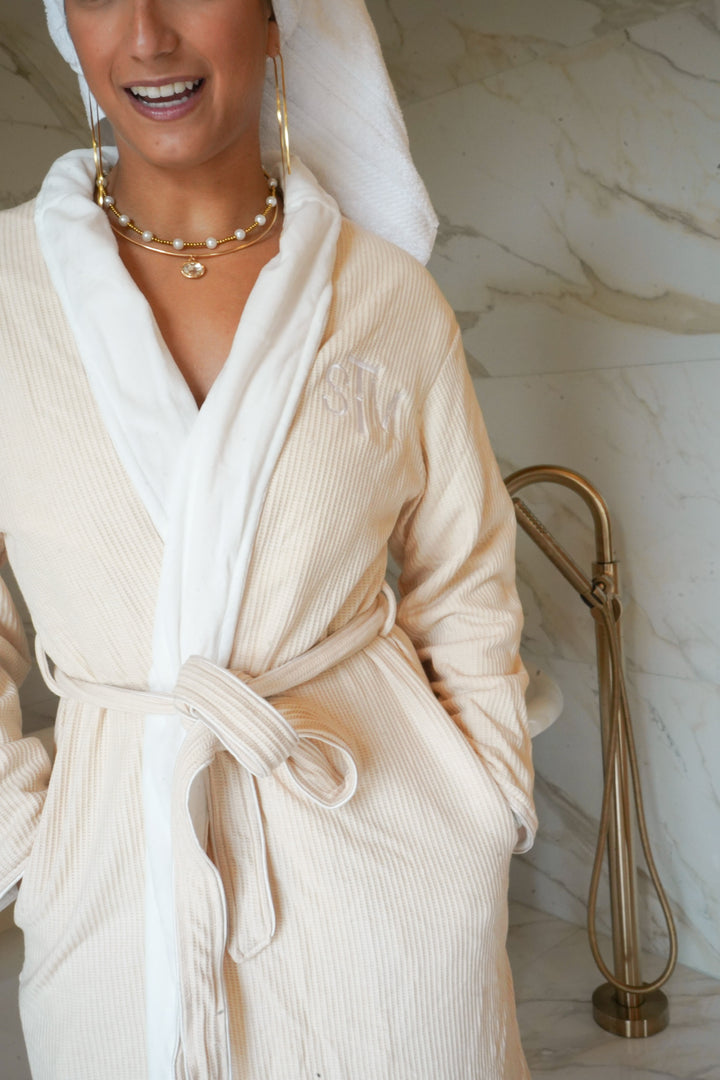 Plush Waffle Robe