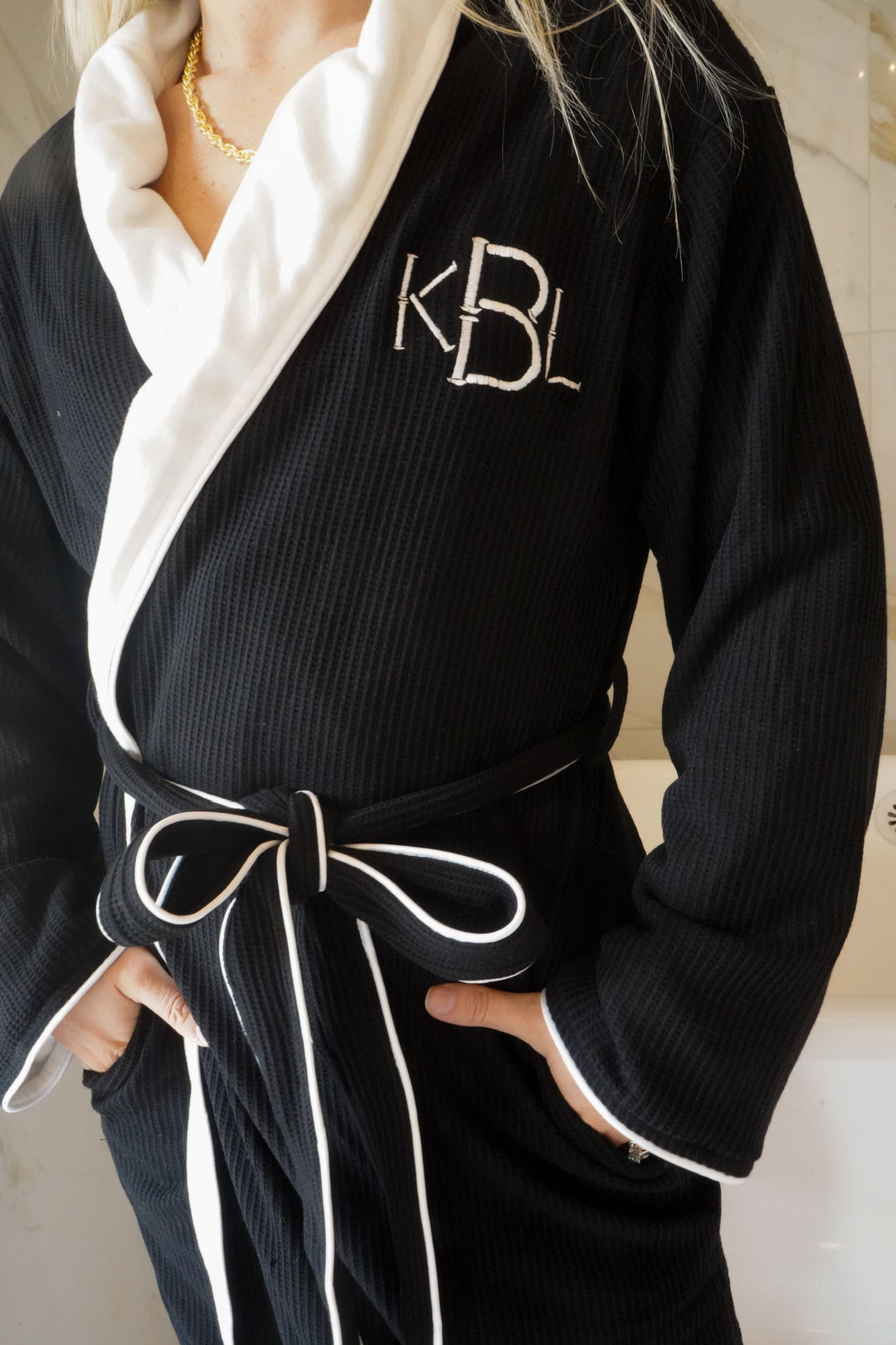 Plush Waffle Robe