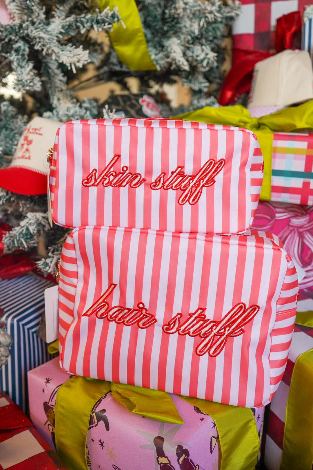 Pink + Red Stripes Bundle (My Goodies + Skin Stuff + Hair Stuff)