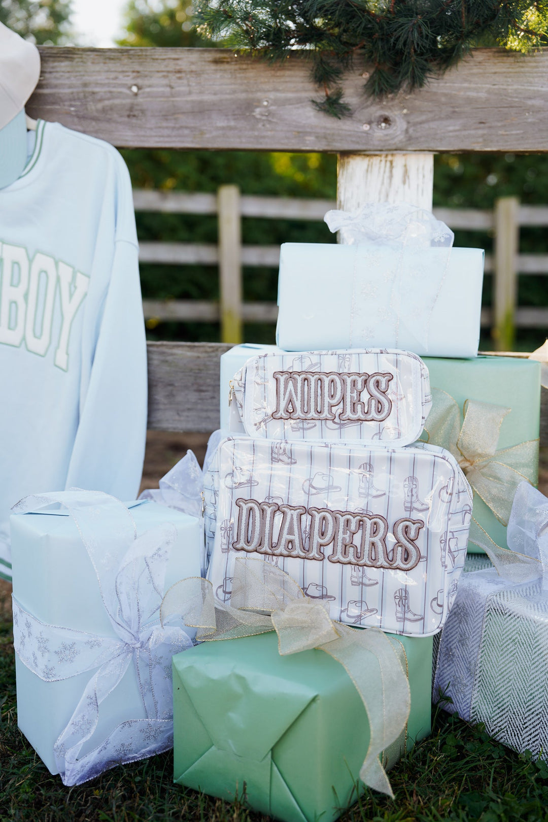 Western Blues Diapers XL Clear Coat Bag