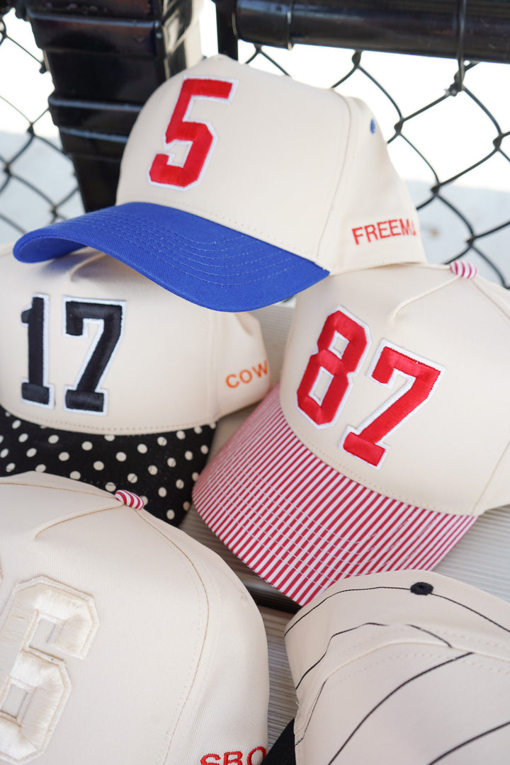 Custom Number Patch Trucker Hat