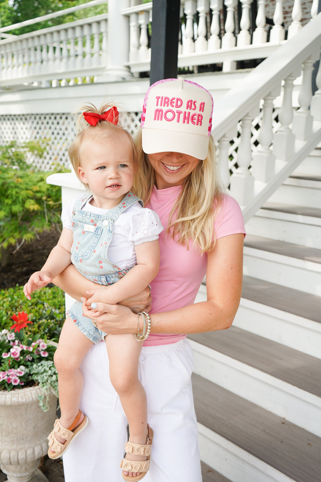 Tired as a Mother - Tan Trucker Hat