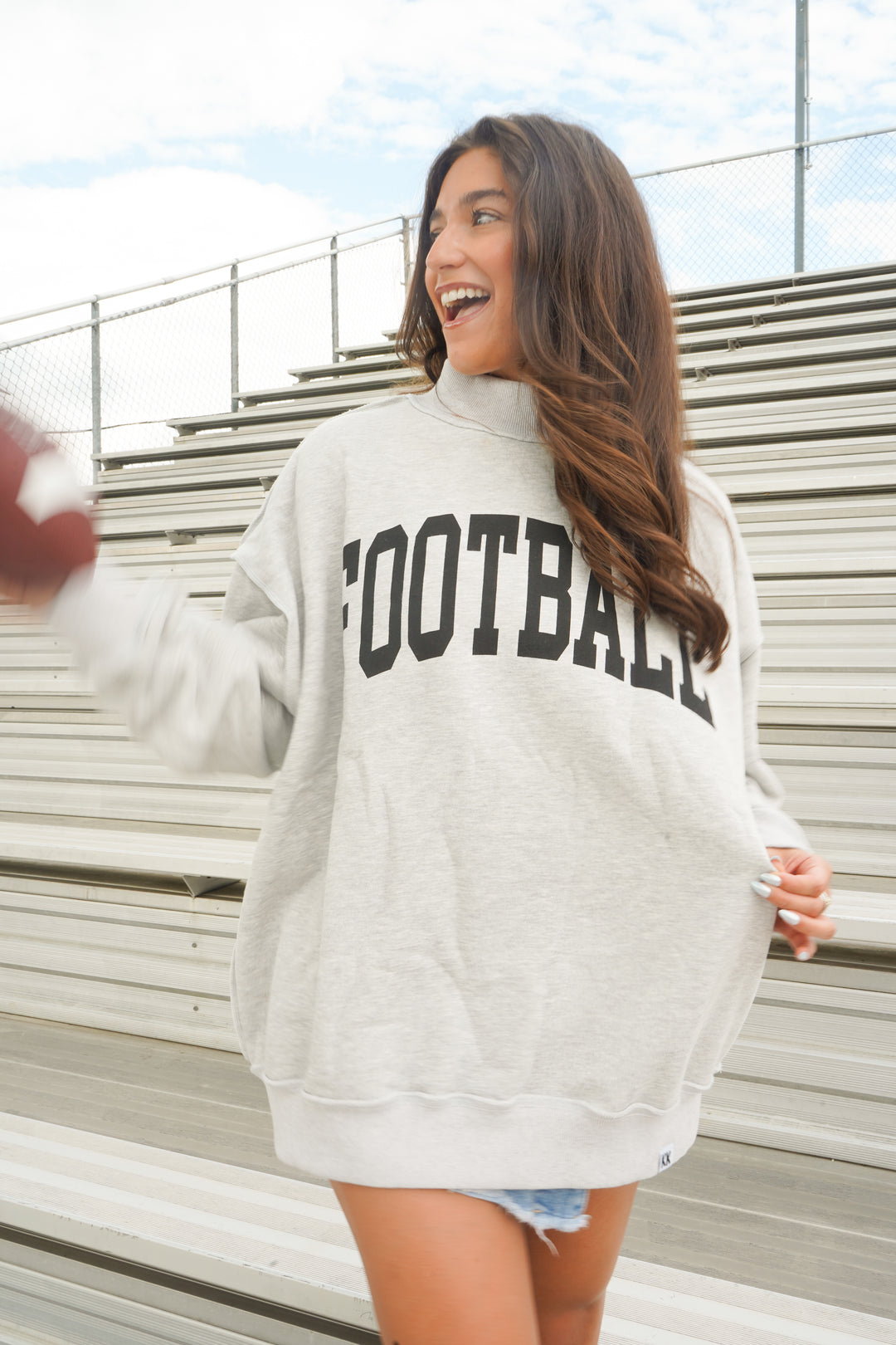 Gameday Reversible Mockneck Sweatshirt