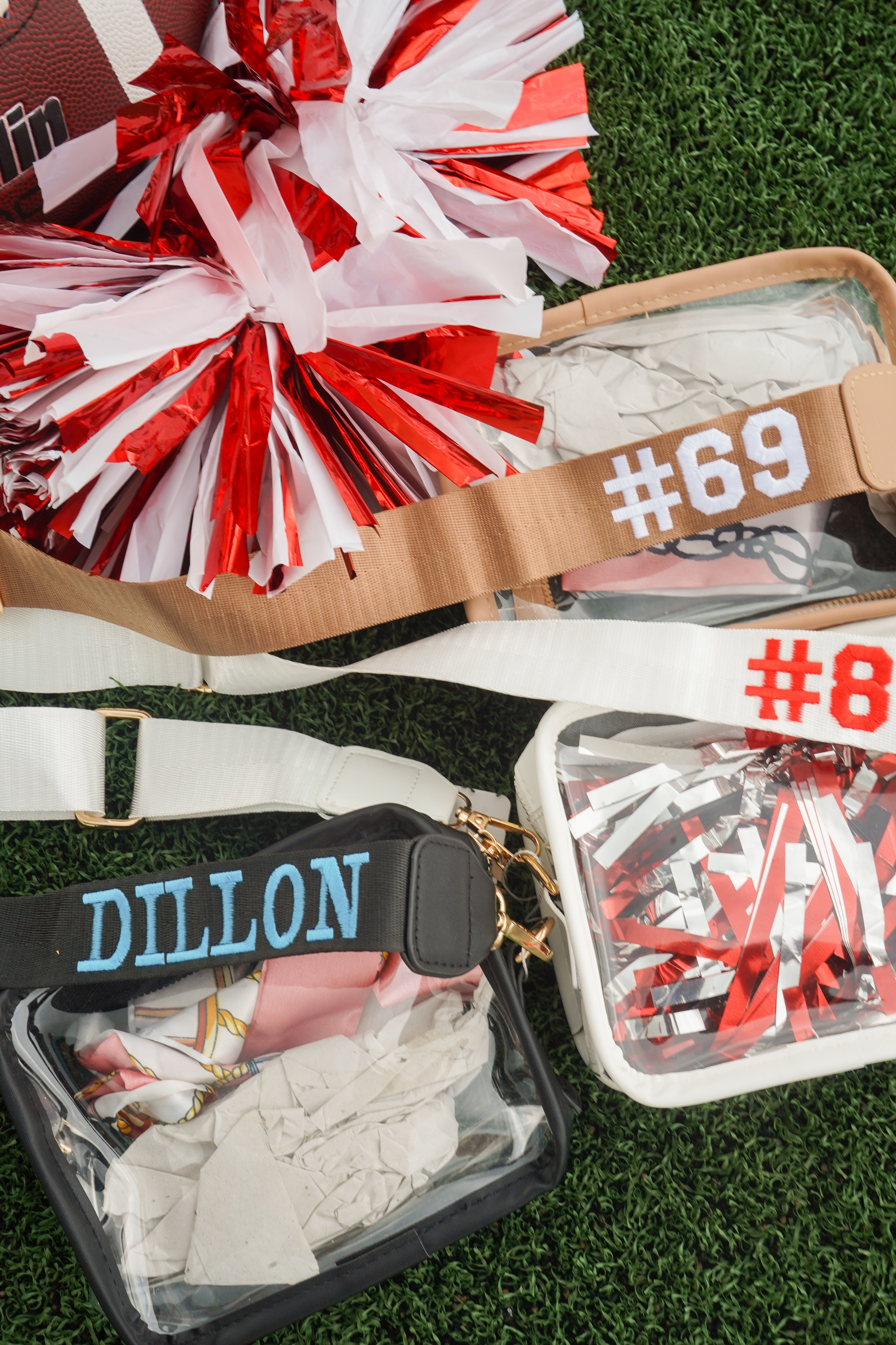 Clear Gameday + Concert Purse | Customizable – KenzKustomz