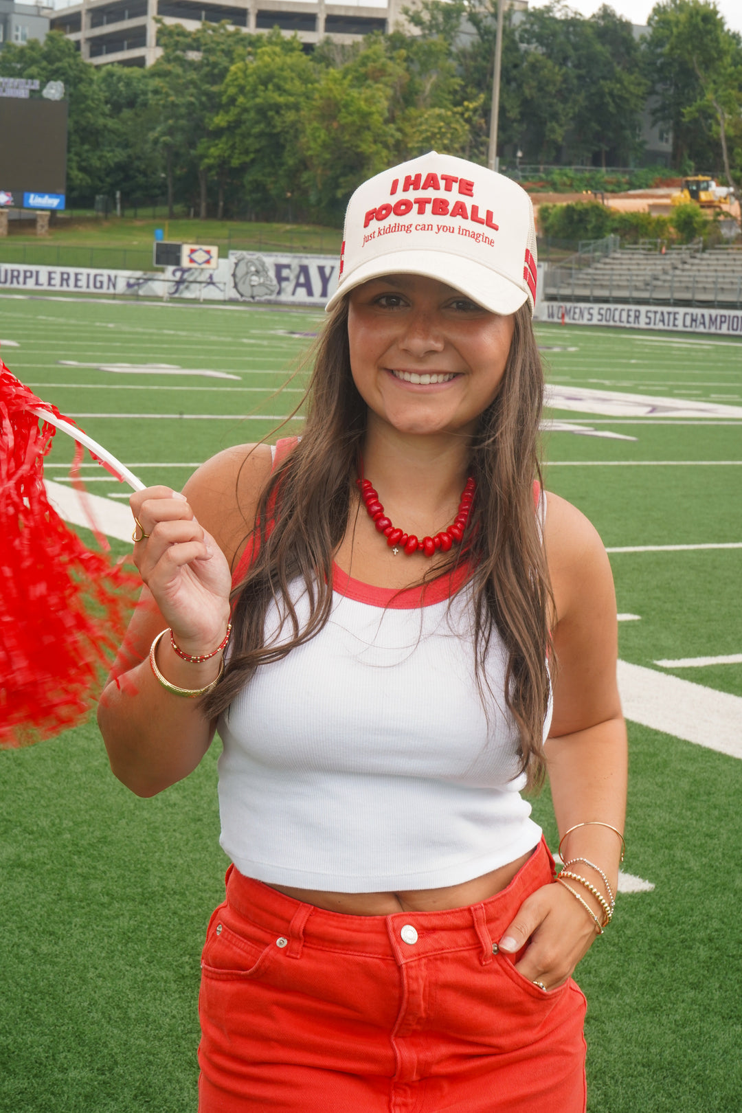 I Hate Football Trucker Hat