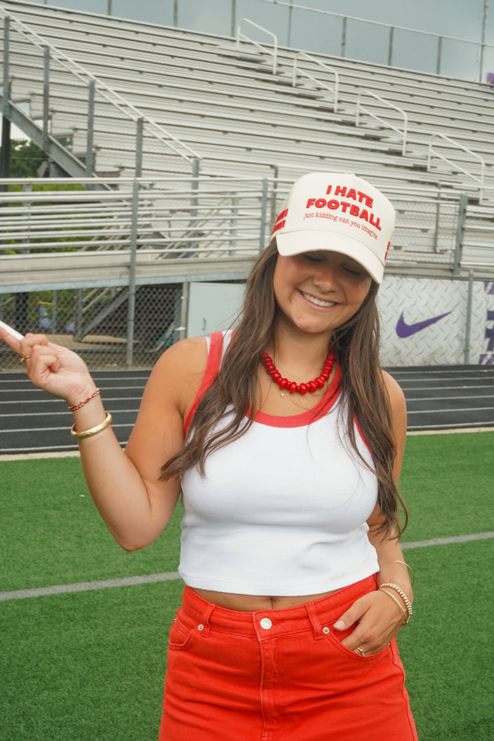 I Hate Football Trucker Hat