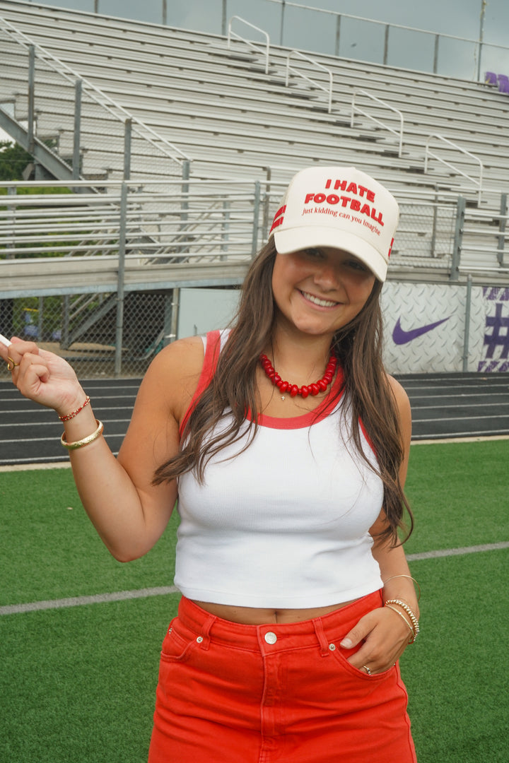 I Hate Football Trucker Hat