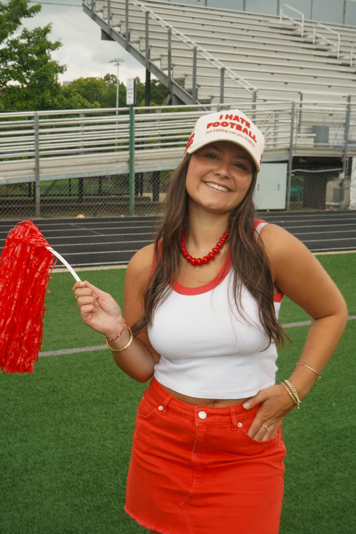 I Hate Football Trucker Hat