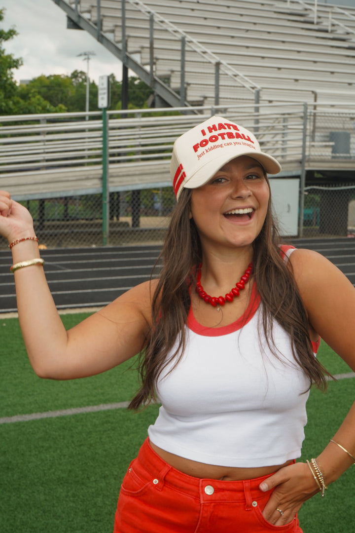 I Hate Football Trucker Hat