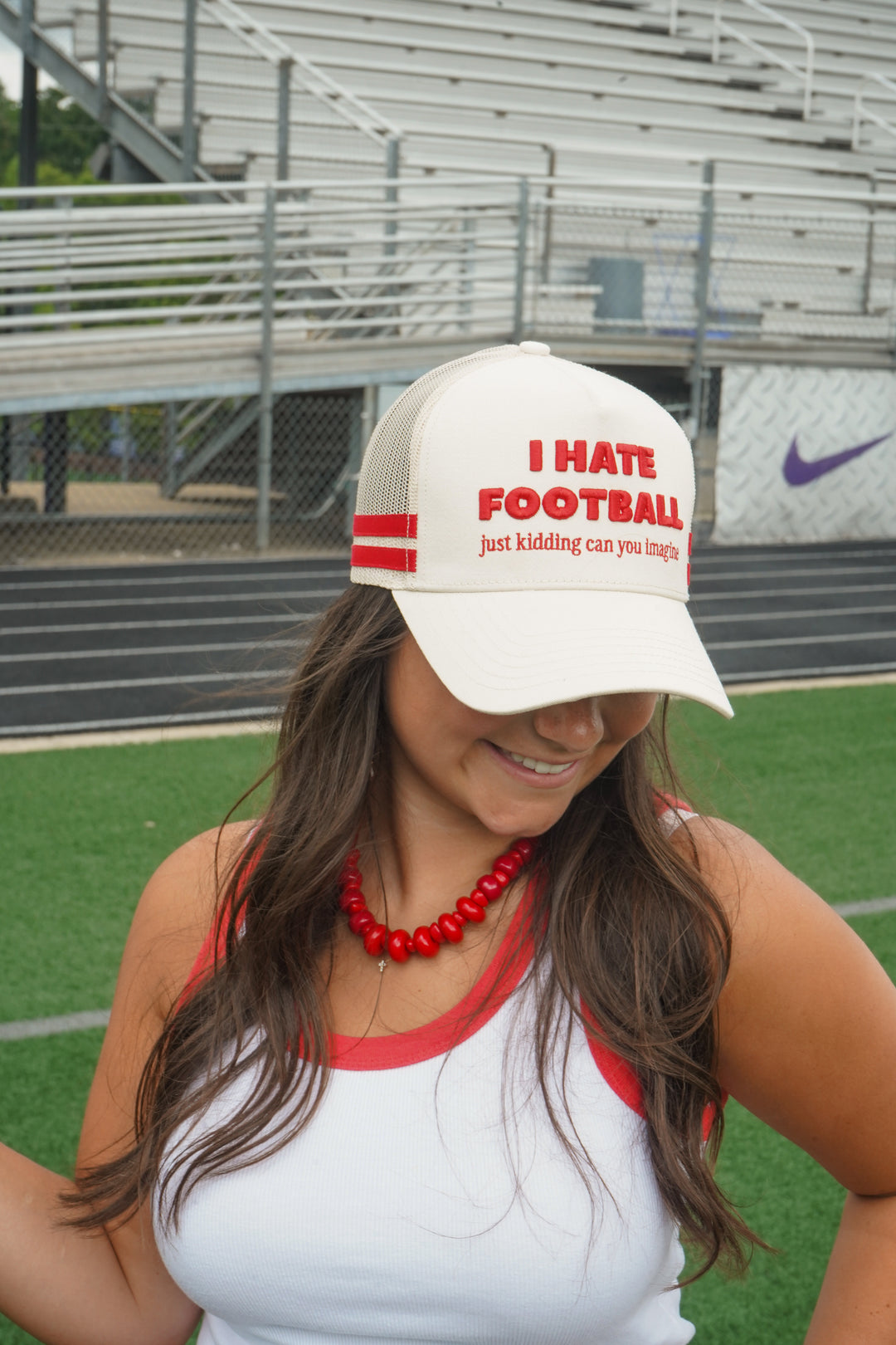 I Hate Football Trucker Hat