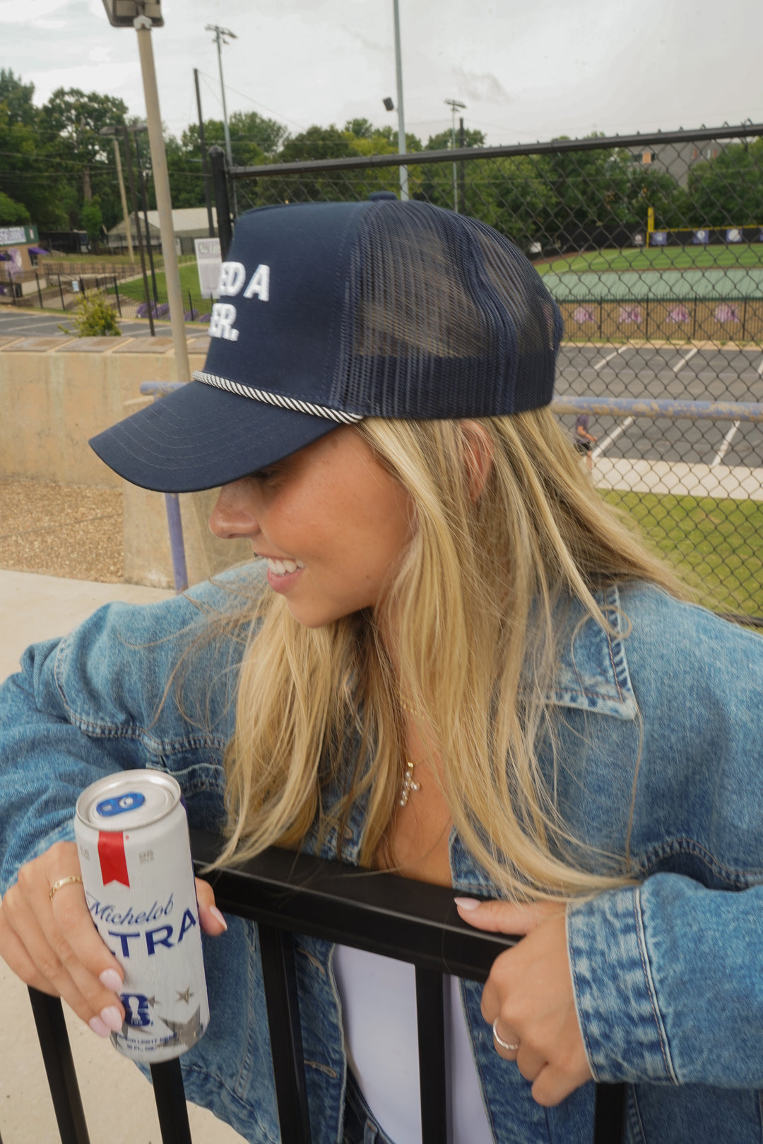 I Need A Beer - Navy Trucker Hat