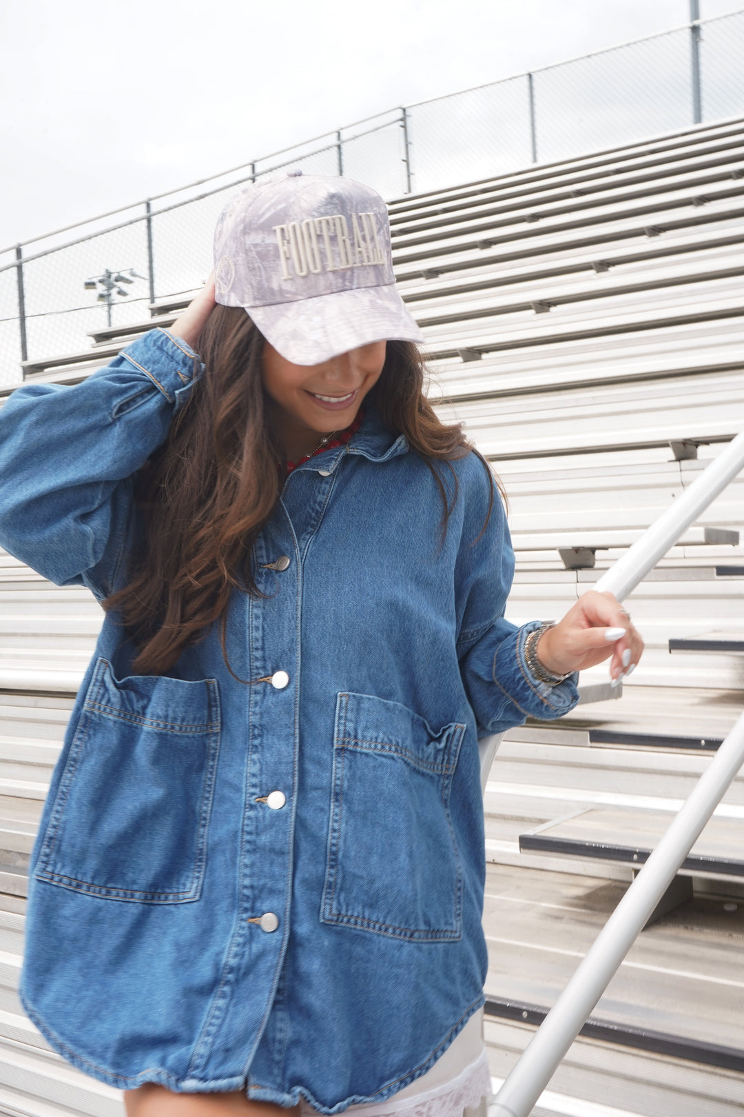 FOOTBALL. - Washed Camo Trucker Hat