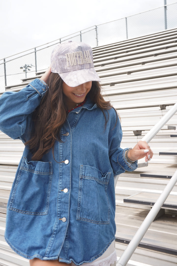 FOOTBALL. - Washed Camo Trucker Hat