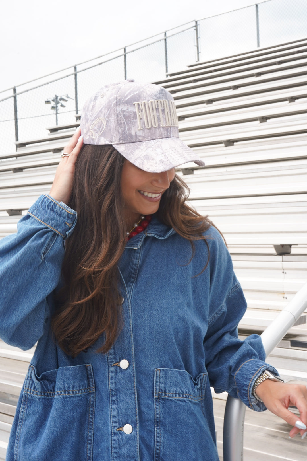 FOOTBALL. - Washed Camo Trucker Hat