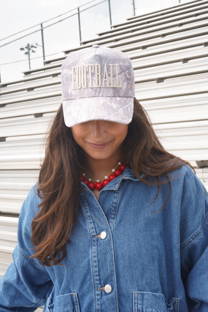 FOOTBALL. - Washed Camo Trucker Hat