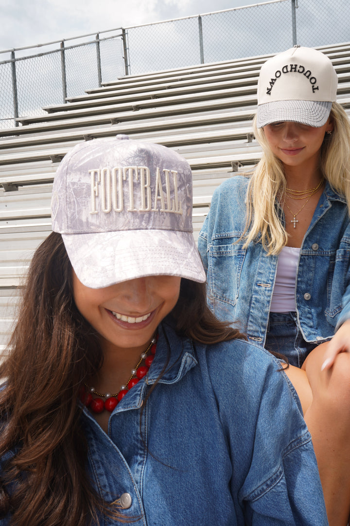 FOOTBALL. - Washed Camo Trucker Hat